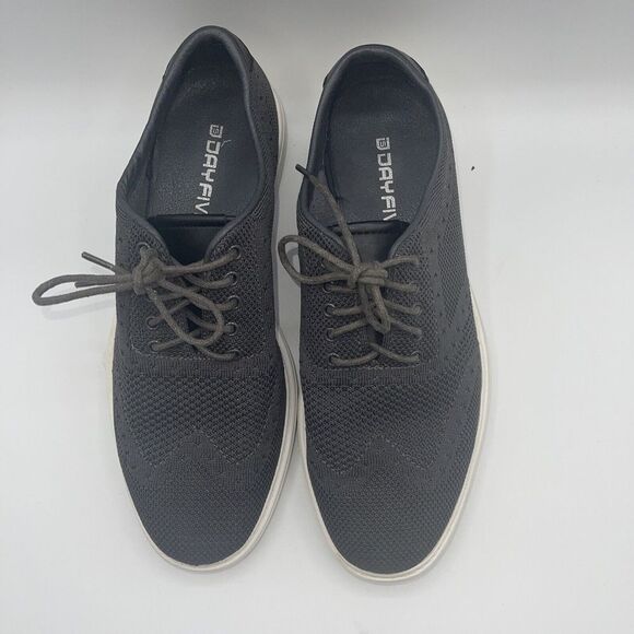 Day Five Men's 8M Lace Up Casual Black Jack shoe - Picture 6 of 9